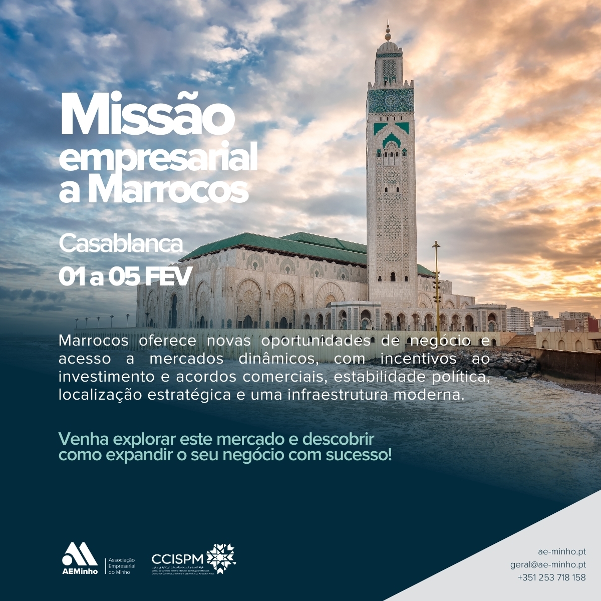 Missão Empresarial a Marrocos 2026