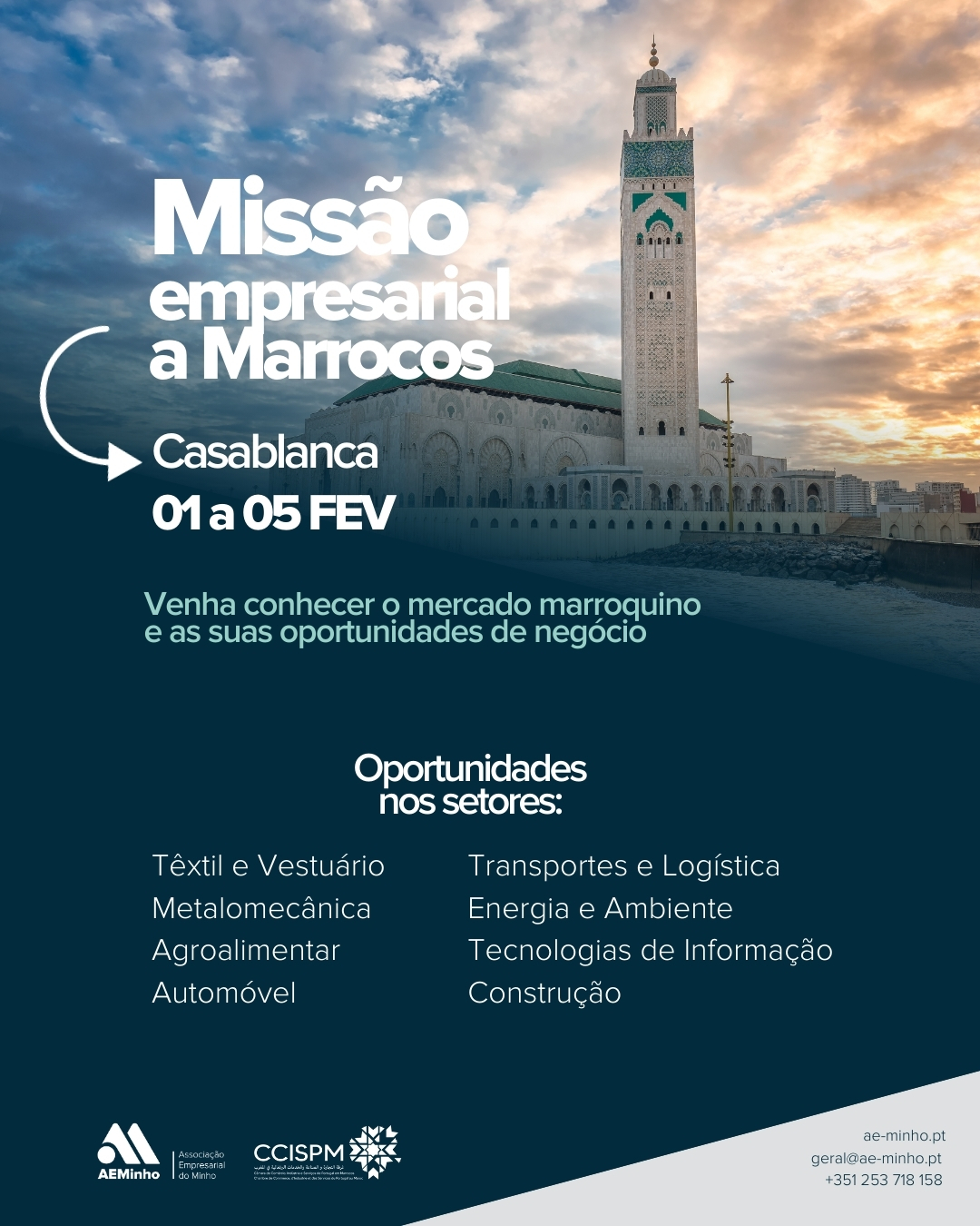 Missão Empresarial a Marrocos 2026