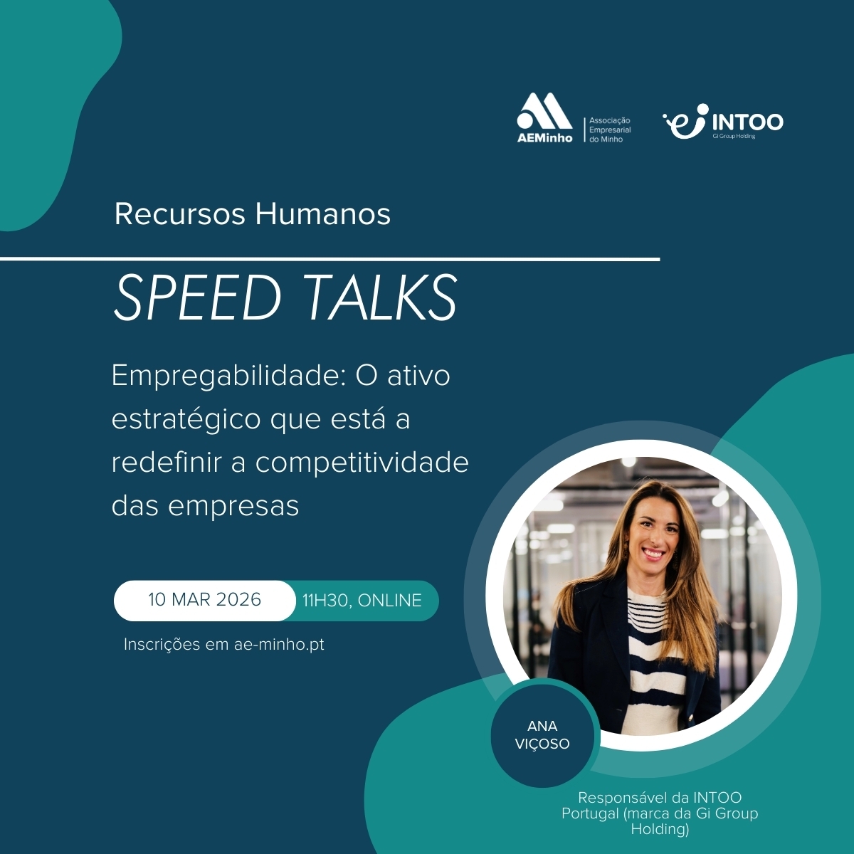 Speed Talks com INTOO Portugal| Empregabilidade: O ativo estratégico que está a redefinir a competitividade das empresas
