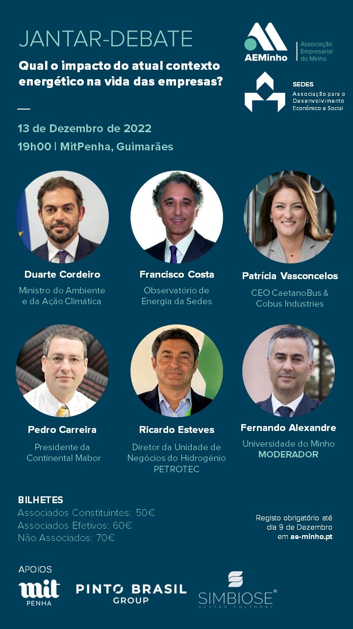 ADIADO: Jantar-Debate | Qual o impacto do atual contexto energético na vida das empresas?