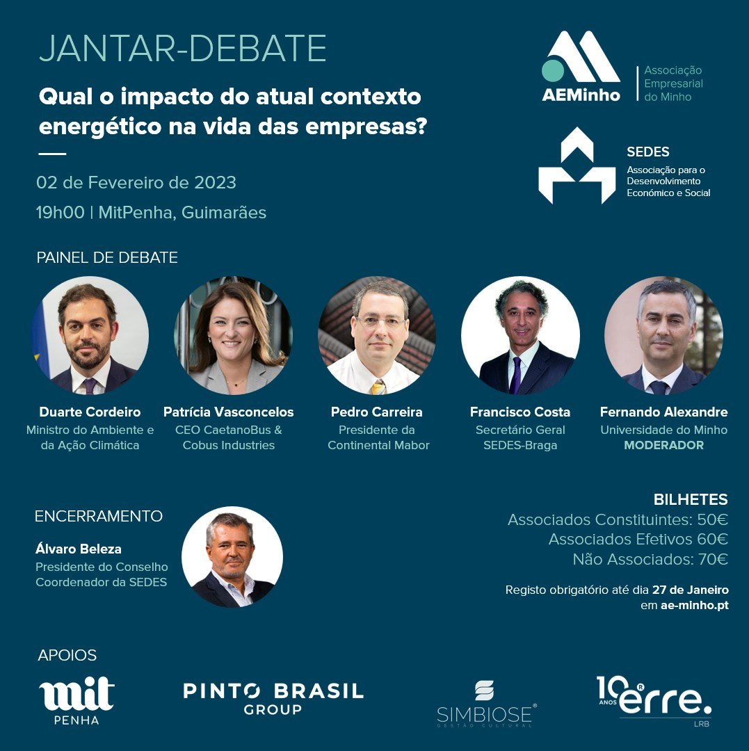 Jantar-Debate | Qual o impacto do atual contexto energético na vida das empresas?