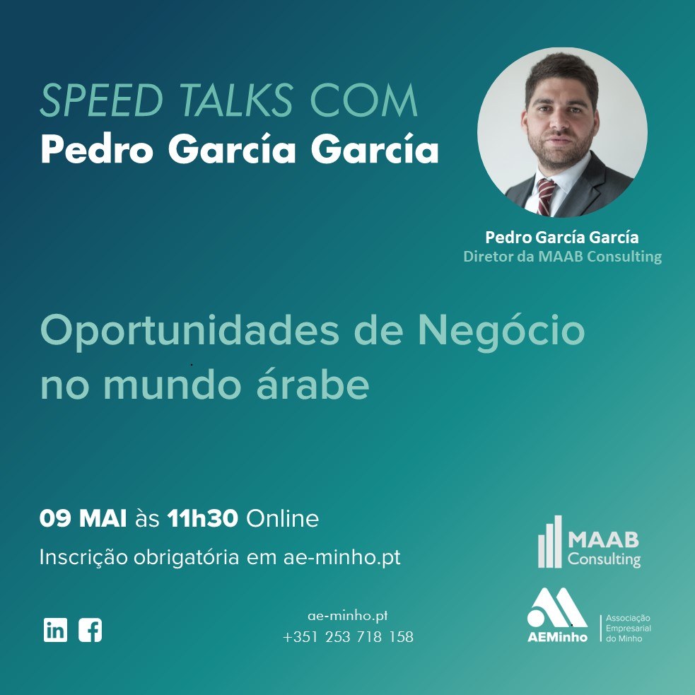 Speed Talk com MAAB | Oportunidades de Negócio no mundo árabe