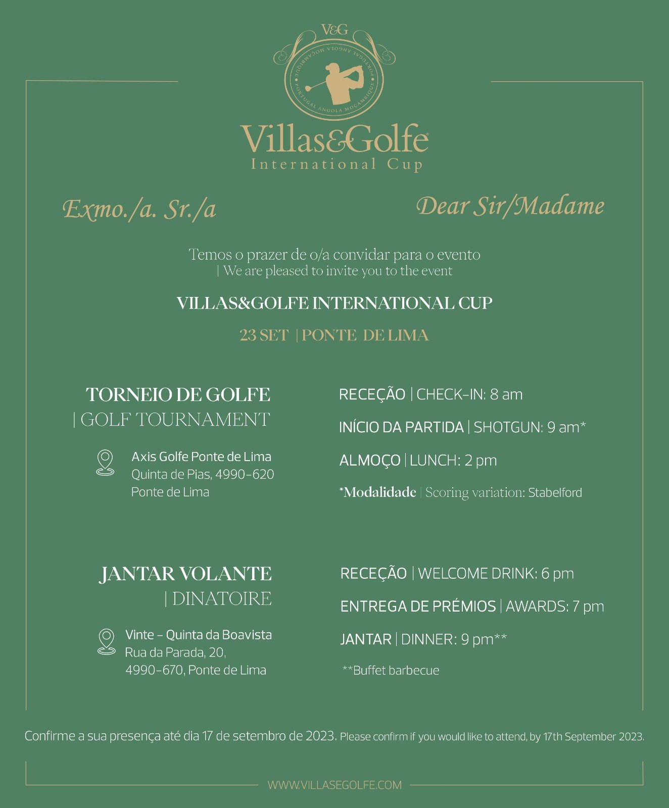 Villas&Golfe International Cup