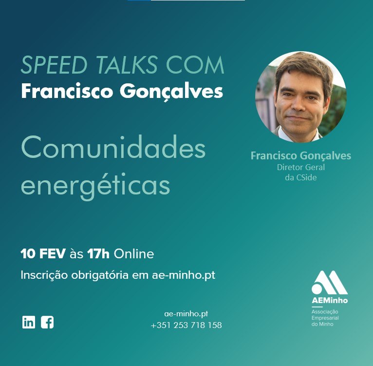 Speed Talks com Francisco Gonçalves |  Comunidades Energéticas
