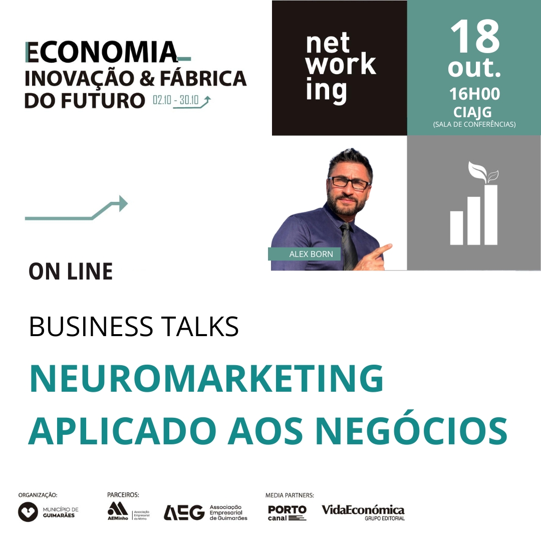 Sessão sobre Neuromarketing aplicado aos negócios com Alex Born