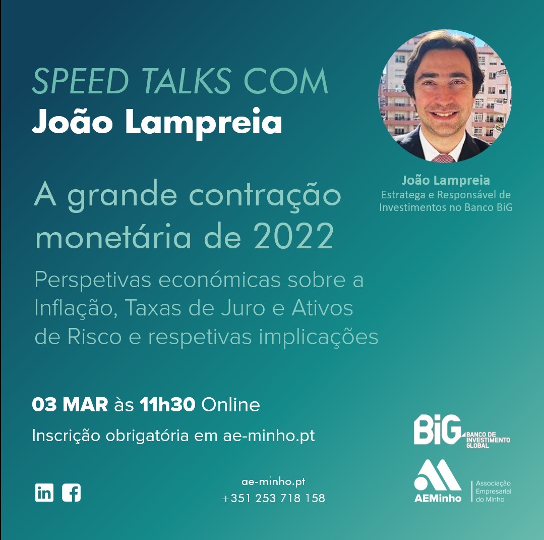 Speed Talks com João Lampreia | A grande contração monetária em 2022