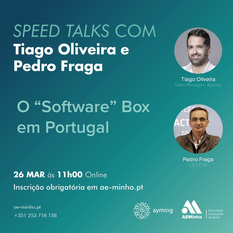 Speed Talks com Tiago Oliveira e Pedro Fraga | O "Software" Box em Portugal
