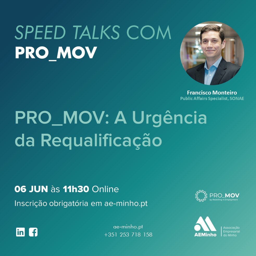 Speed Talks com PRO_MOV | A Urgência da Requalificação