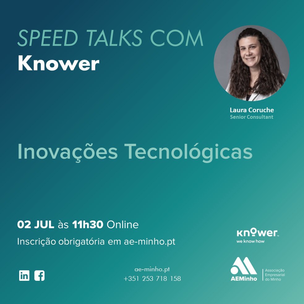 Speed Talks com Knower | Inovações Tecnológicas