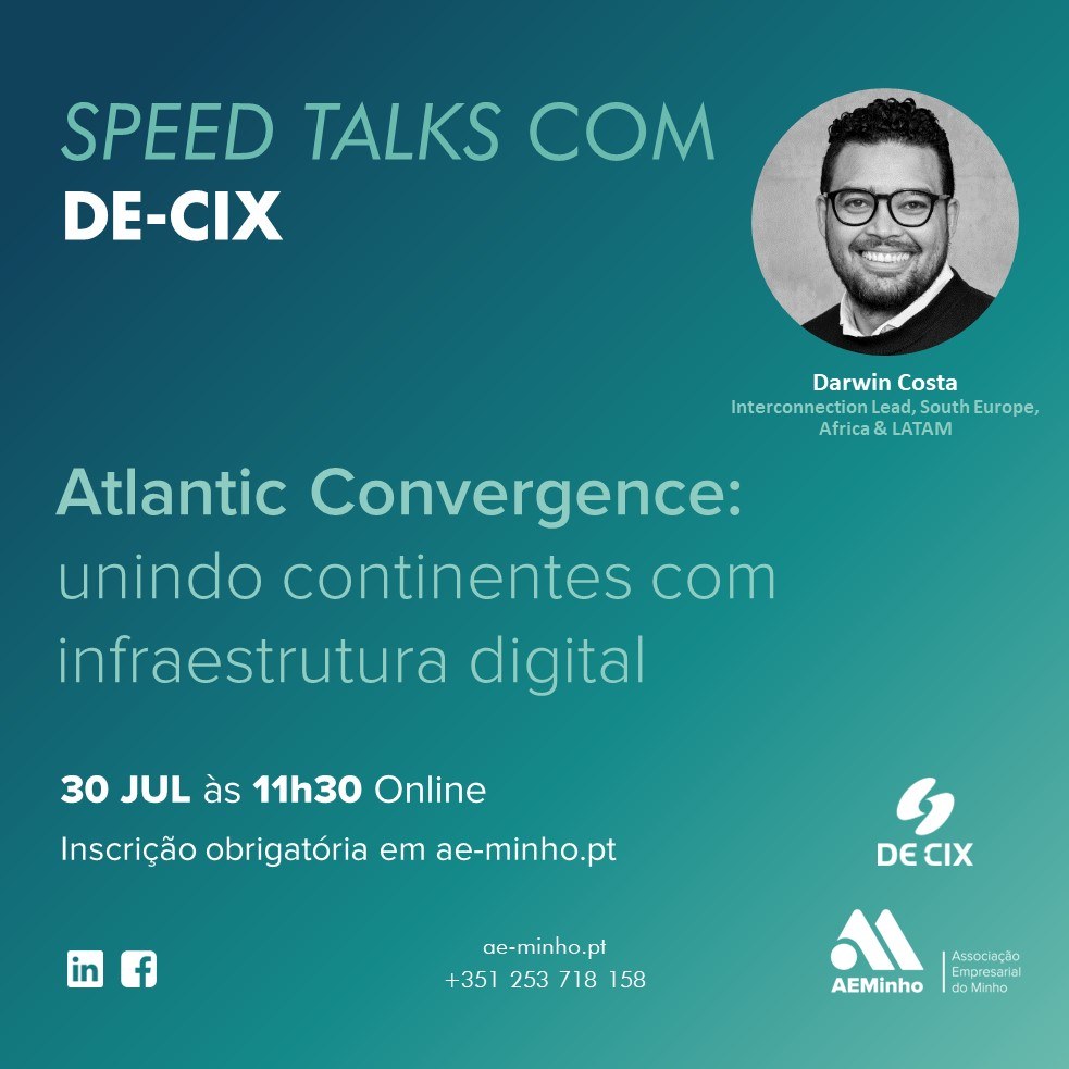 Speed Talks com DE-CIX | Atlantic Convergence: unindo continentes com infraestrutura digital