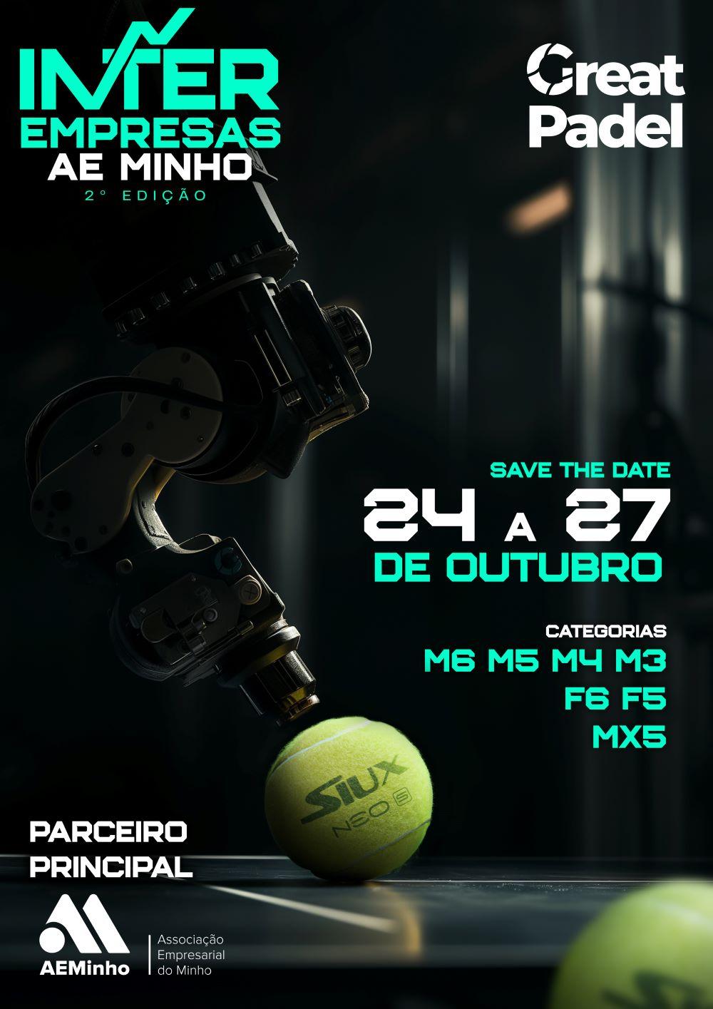 2ª Edição do Torneio Inter Empresas AEMinho / Great Padel