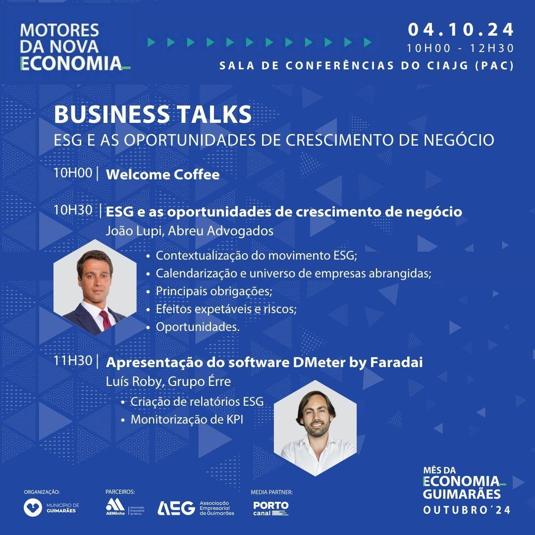 Business Talks com Abreu Advogados | ESG e as oportunidades de crescimento de negócio