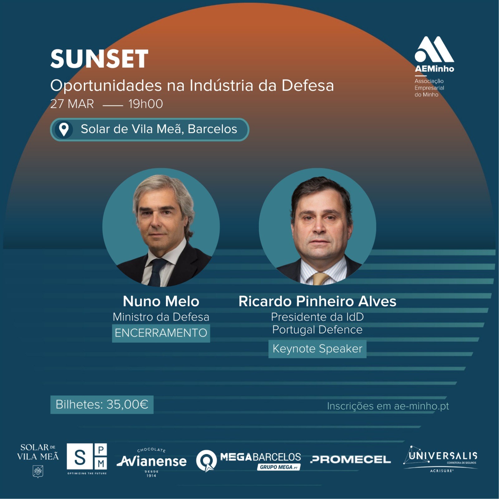 Sunset | Oportunidades na Indústria da Defesa - Exclusivo Associados