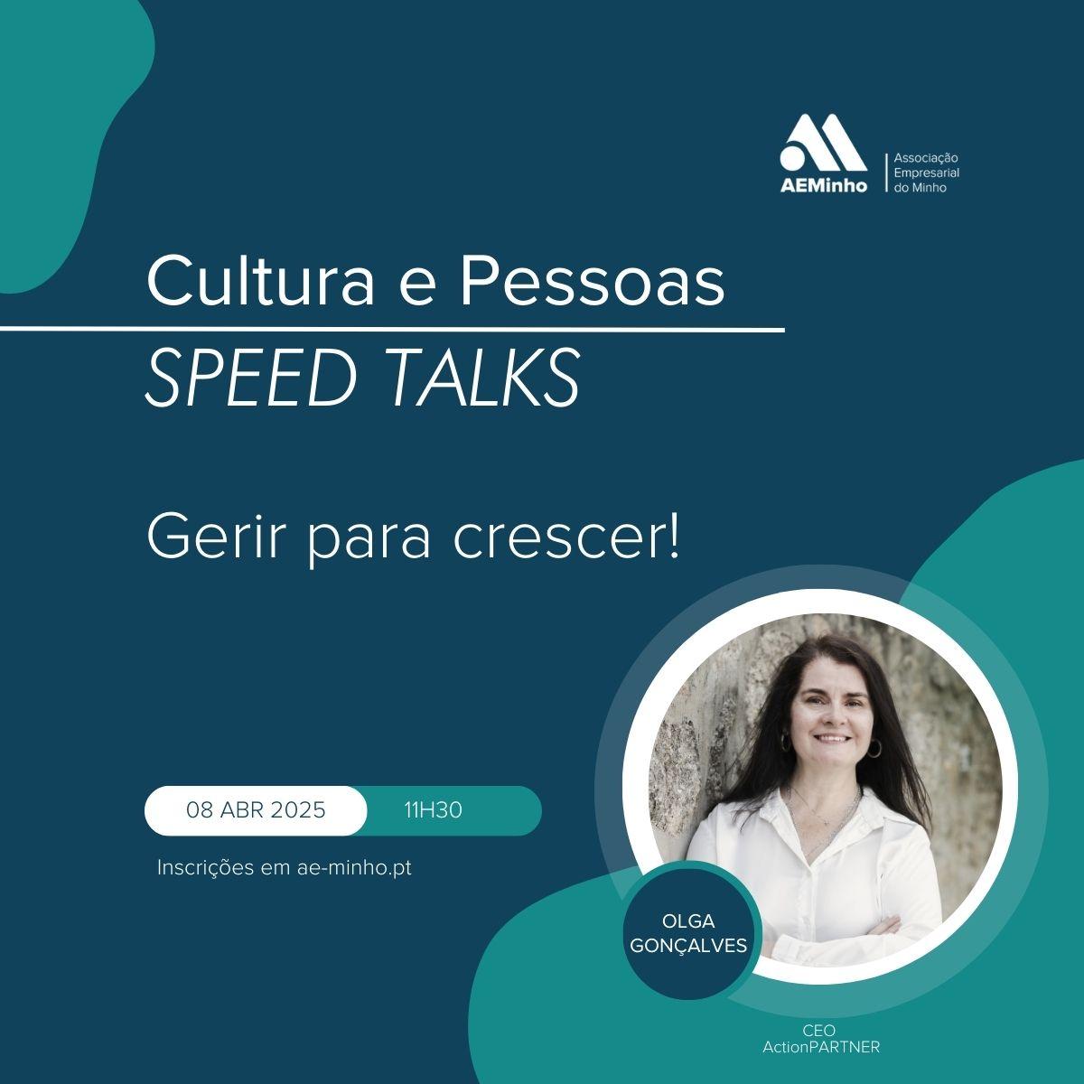 Speed Talks com ActionPARTNER | Gerir para crescer!