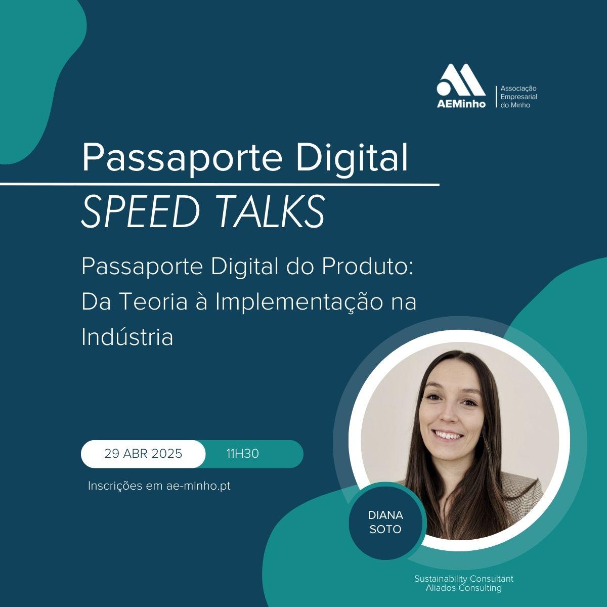 Speed Talks com Aliados Consulting | Passaporte Digital do Produto: Da Teoria à Implementação na Indústria