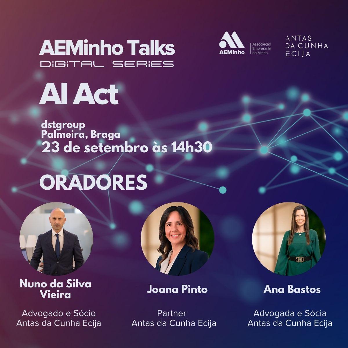AEMinho Talks | Digital Series - AI Act