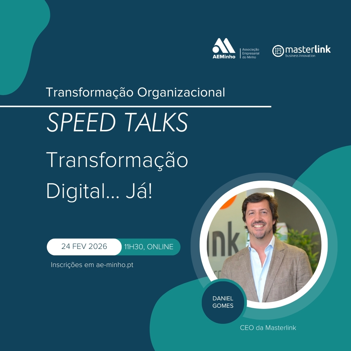 Speed Talks com Masterlink | Transformação Digital...Já!
