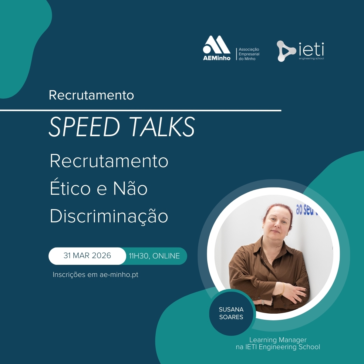 Speed Talks com IETI Enginnering School | Recrutamento Ético e Não Discriminação