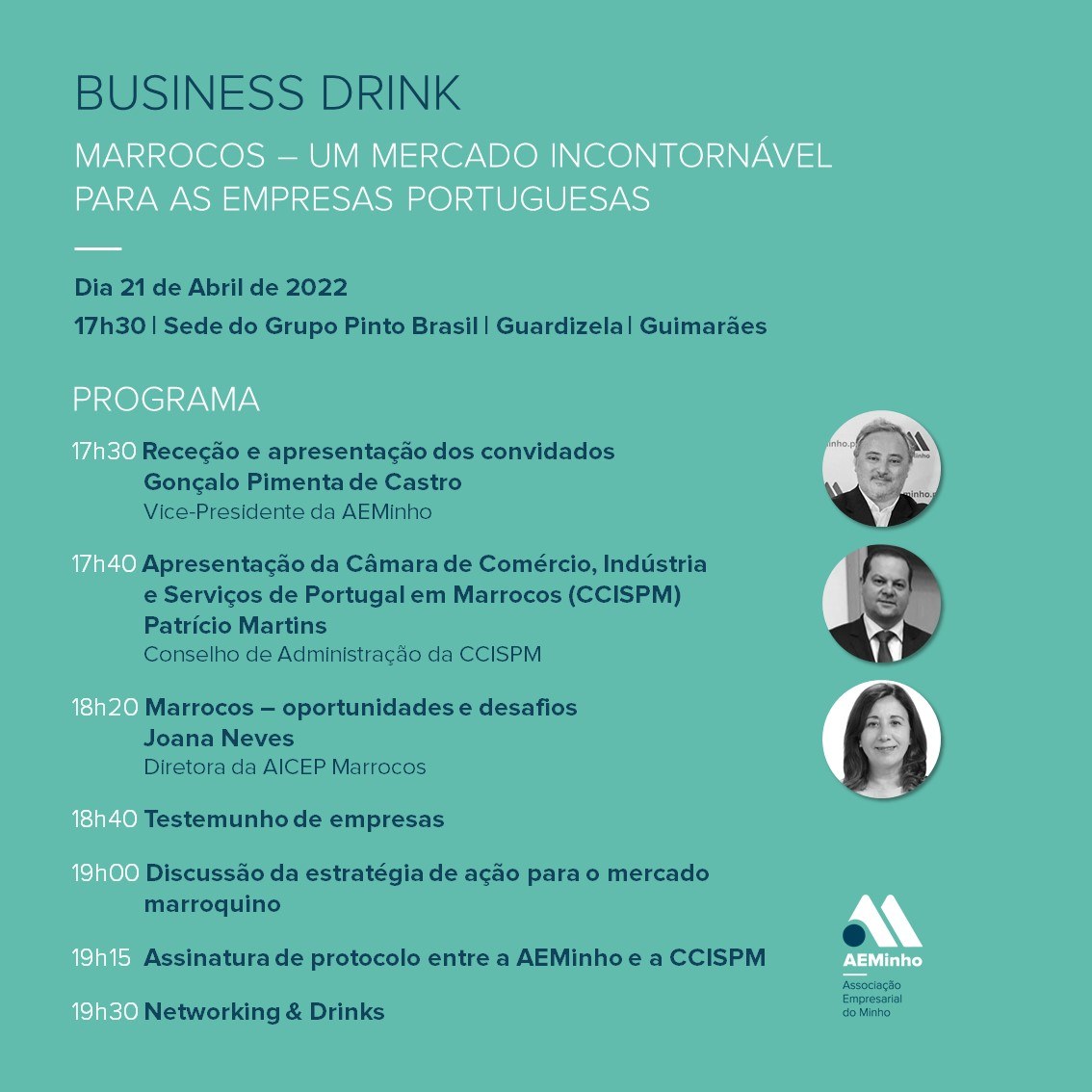 Business Drink | Marrocos - Um mercado incontornável para as empresas portuguesas