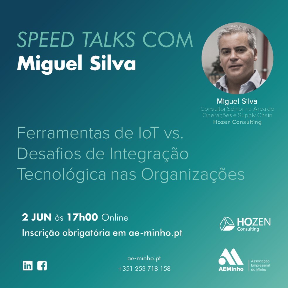 Speed Talks com Miguel Silva | Ferramentas de IoT vs. Desafios de Integração Tecnológica nas Organizações