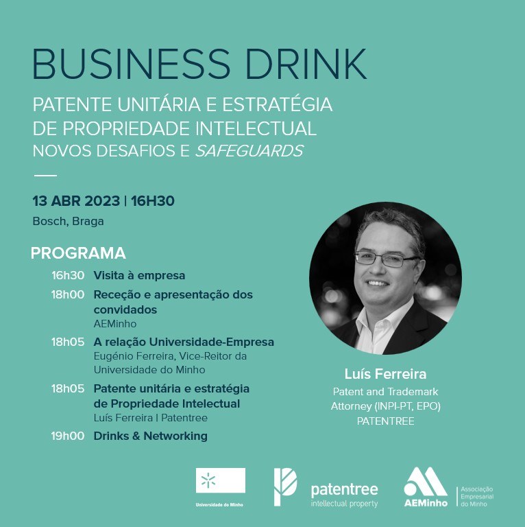 ESGOTADO! Business Drink sobre a Patente Unitária